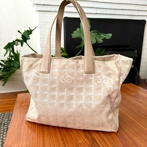 Authentic Chanel Travel Line Tote